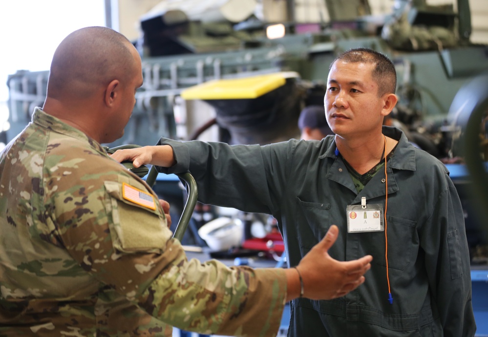 Stryker Maintenance Exchange Brings National Guard, Royal Thai Army together in Yakima