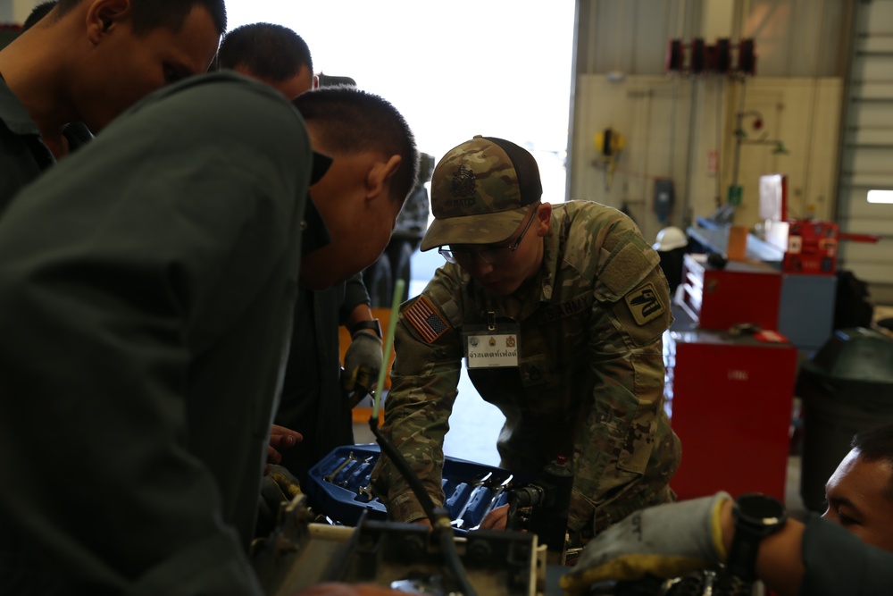 Stryker Maintenance Exchange Brings National Guard, Royal Thai Army together in Yakima