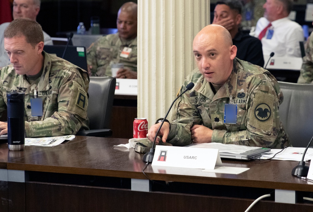 Training highlighted, synchronized, during First Army Working Group