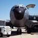 KC-135 Stratotanker occupies flight line space at Castle Airport