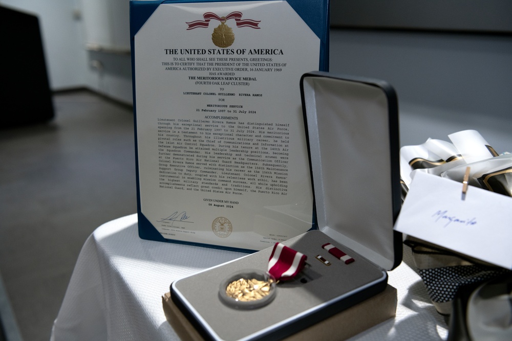 Lt. Col. Guillermo Rivera Ramos Retirement Ceremony