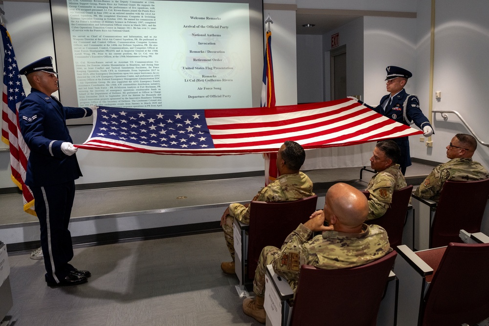 Lt. Col. Guillermo Rivera Ramos Retirement Ceremony