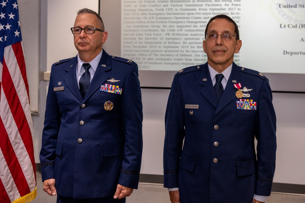 Lt. Col. Guillermo Rivera Ramos Retirement Ceremony