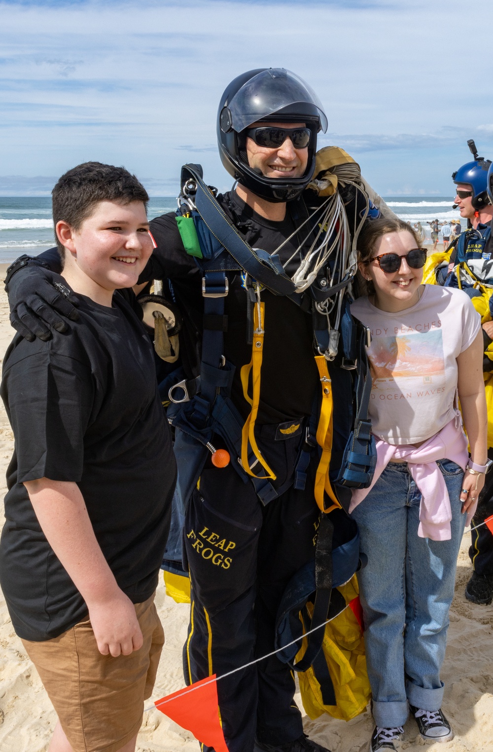 Navy Parachute Team Jumps into Pacific Airshow Gold Coast Australia 2024