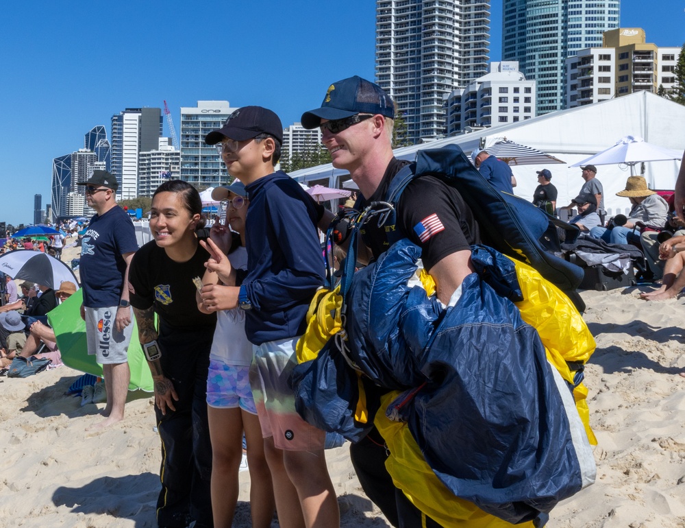 DVIDS Images Navy Parachute Team Jumps into Pacific Airshow Gold