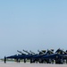 U.S. Navy Blue Angels arrive at McConnell