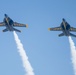 U.S. Navy Blue Angels arrive at McConnell