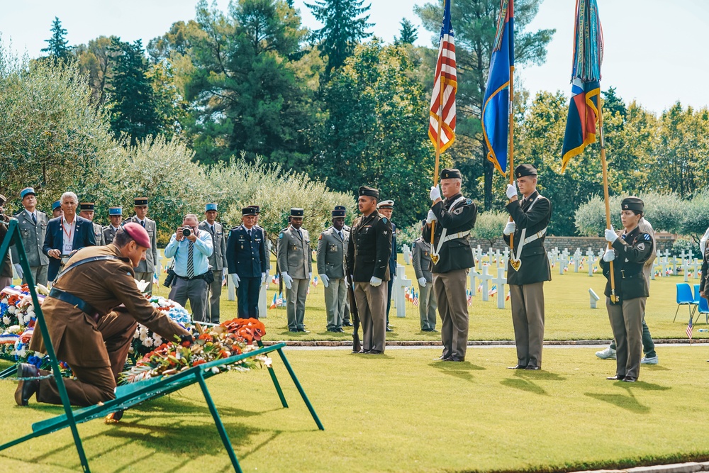 American Battle Monuments Commission commemorates 80th Anniversary of Operation Dragoon at Rhone American Cemetery