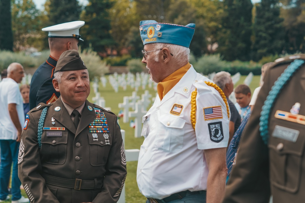 American Battle Monuments Commission commemorates 80th Anniversary of Operation Dragoon at Rhone American Cemetery