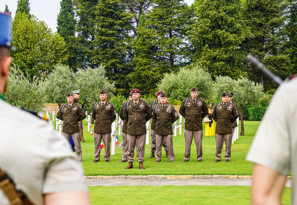 American Battle Monuments Commission commemorates 80th Anniversary of Operation Dragoon at Rhone American Cemetery