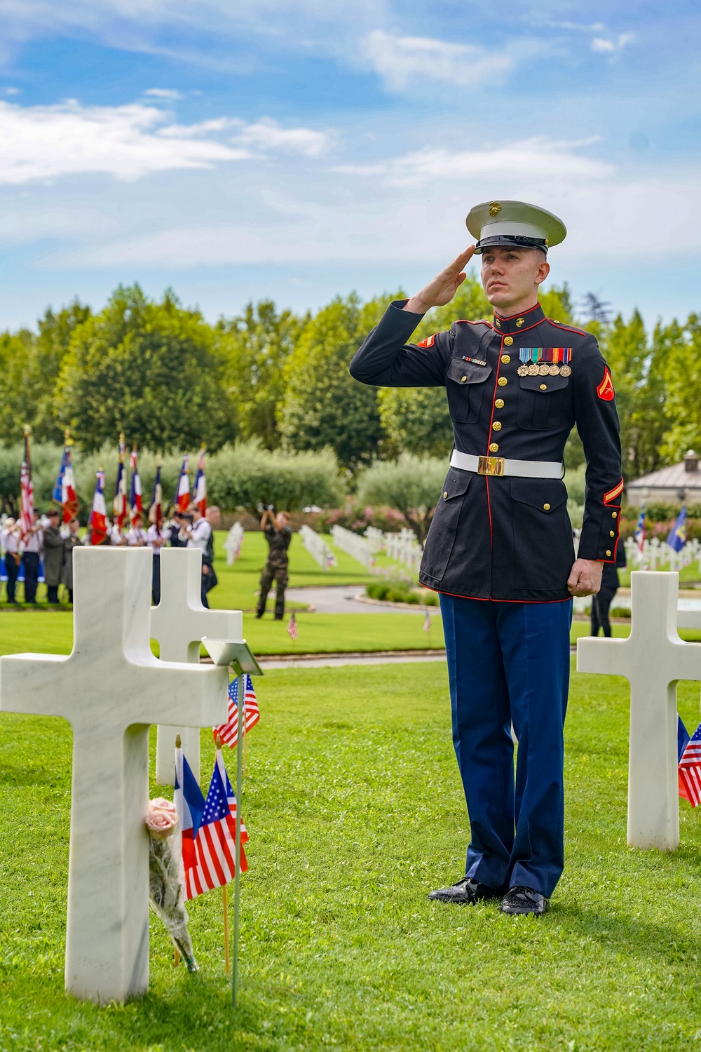 American Battle Monuments Commission commemorates 80th Anniversary of Operation Dragoon at Rhone American Cemetery