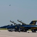 U.S. Navy Blue Angels arrive at McConnell