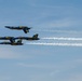 U.S. Navy Blue Angels arrive at McConnell