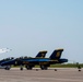 U.S. Navy Blue Angels arrive at McConnell