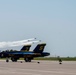 U.S. Navy Blue Angels arrive at McConnell