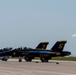 U.S. Navy Blue Angels arrive at McConnell