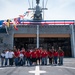 The Crew of the Future USS Kingsville (LCS 36) Host Media and NJROTC Students