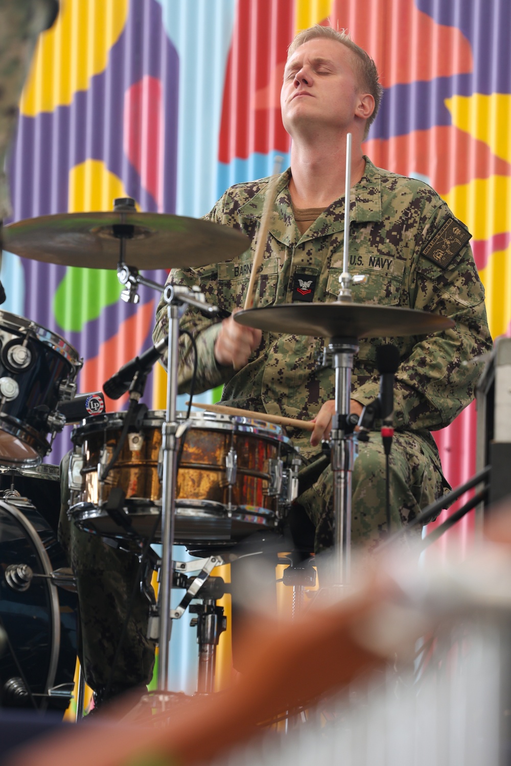 U.S. Fleet Forces Band “Uncharted Waters” performs at Colón 2000 Duty Free Mall