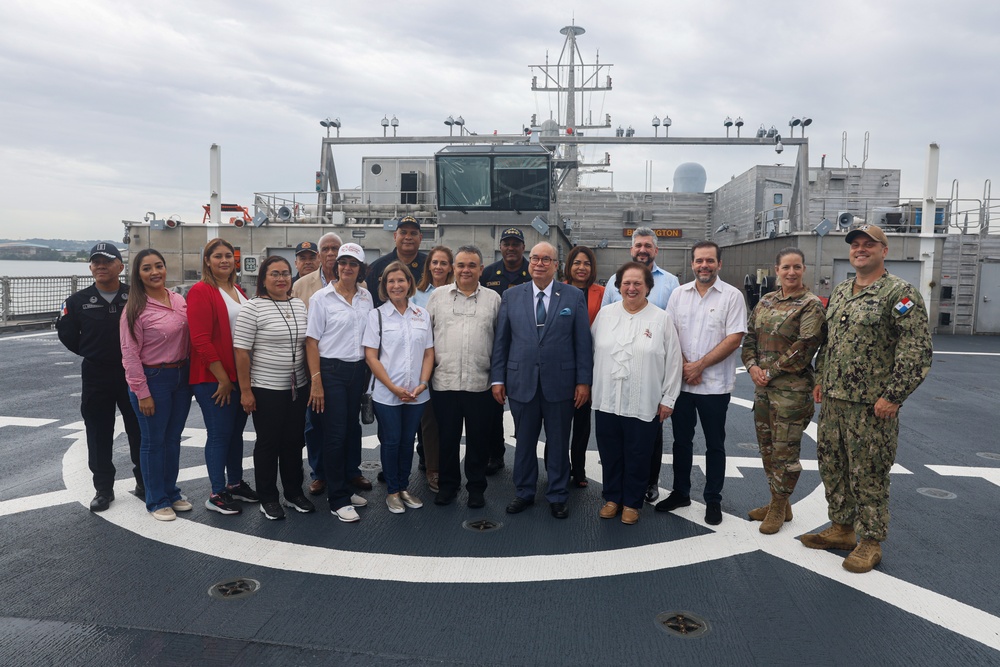 U.S. Ambassador to Panama visits USNS Burlington during Continuing Promise 2024