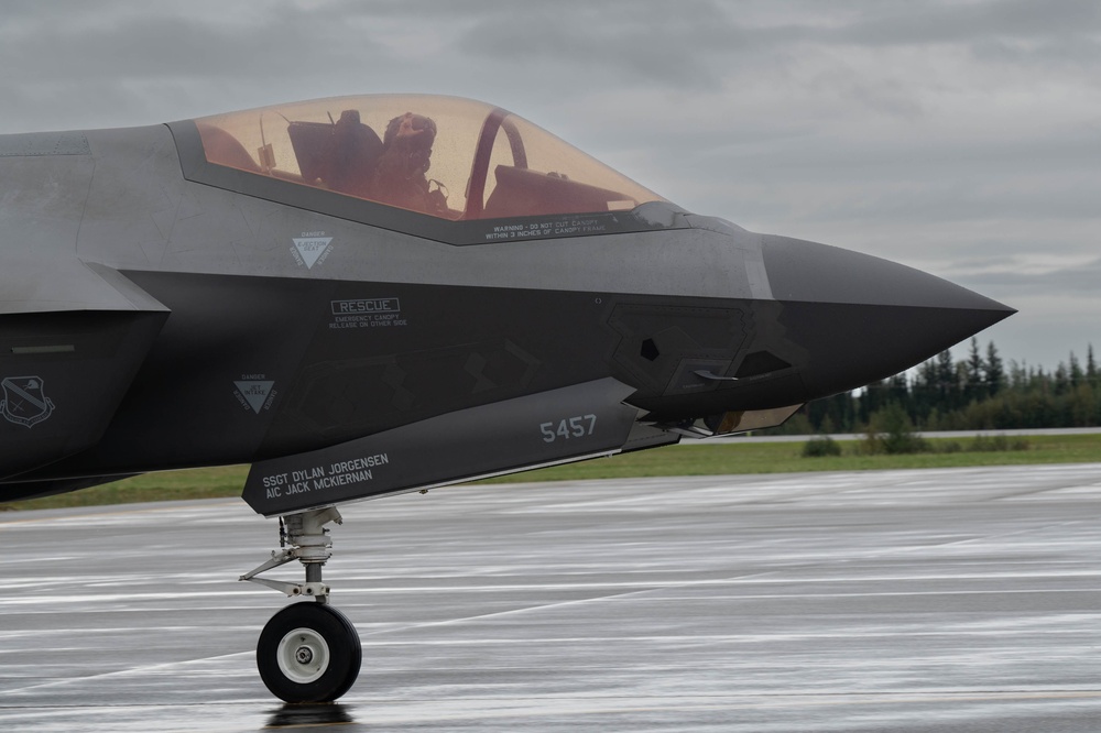 The 355th FS takes on the rain during RF-A 24-3