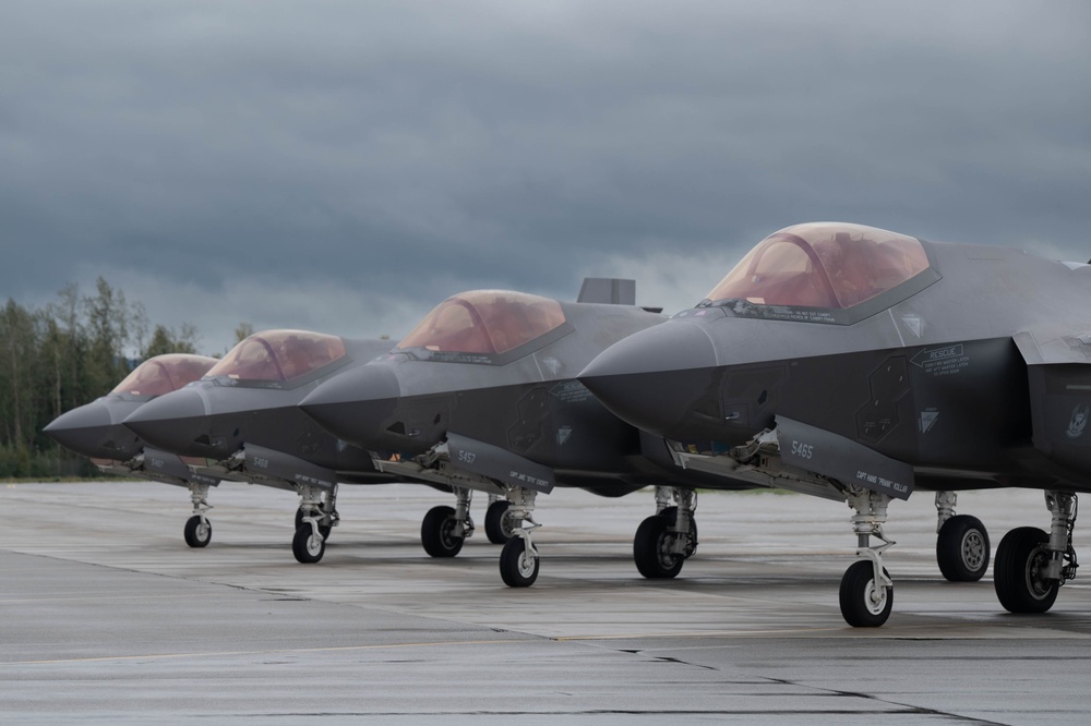 The 355th FS takes on the rain during RF-A 24-3