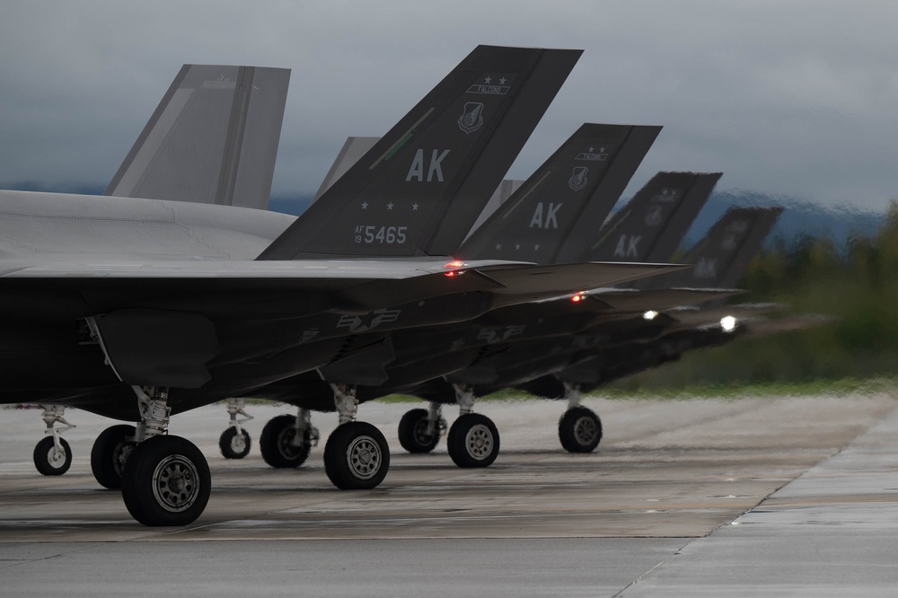 The 355th FS takes on the rain during RF-A 24-3