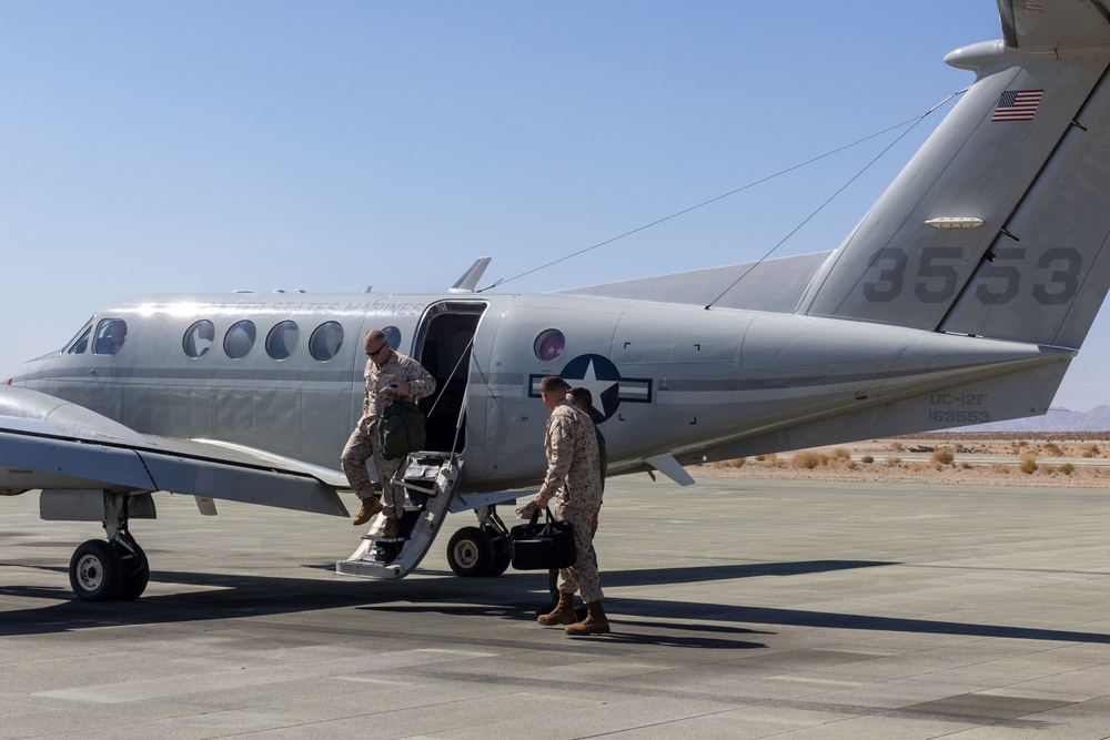 3rd MAW Commanding General visits The Combat Center During SLTE 5-24