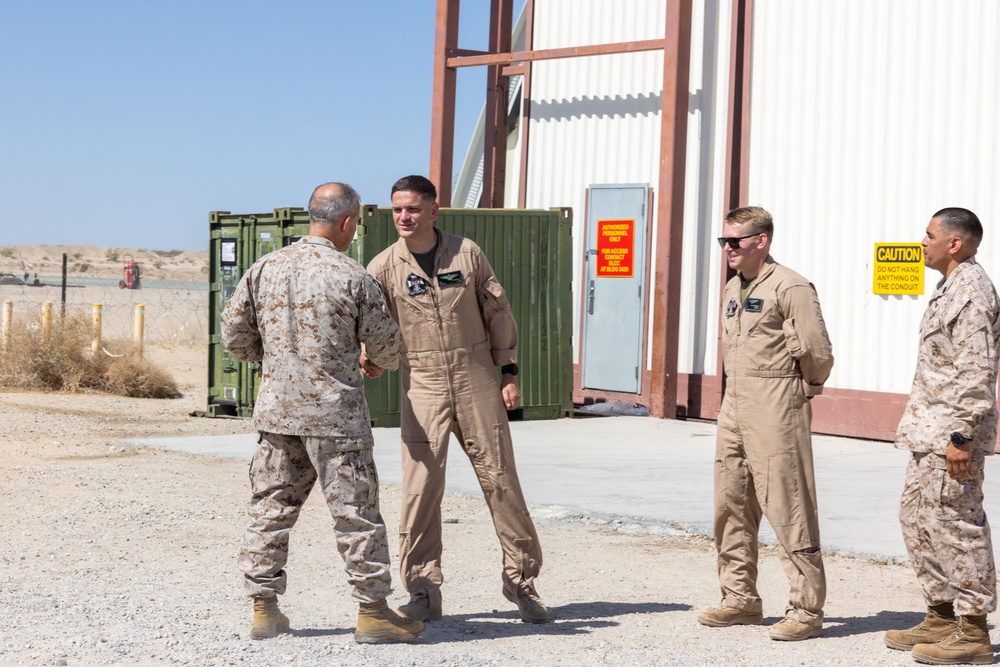 3rd MAW Commanding General visits The Combat Center During SLTE 5-24