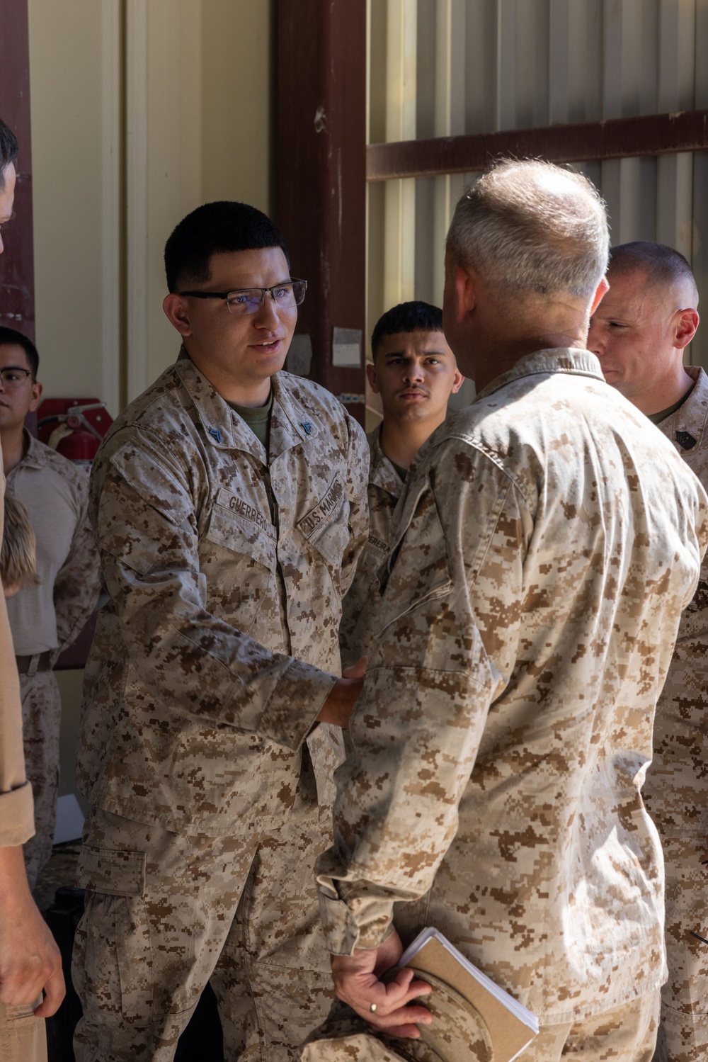 3rd MAW Commanding General visits The Combat Center During SLTE 5-24
