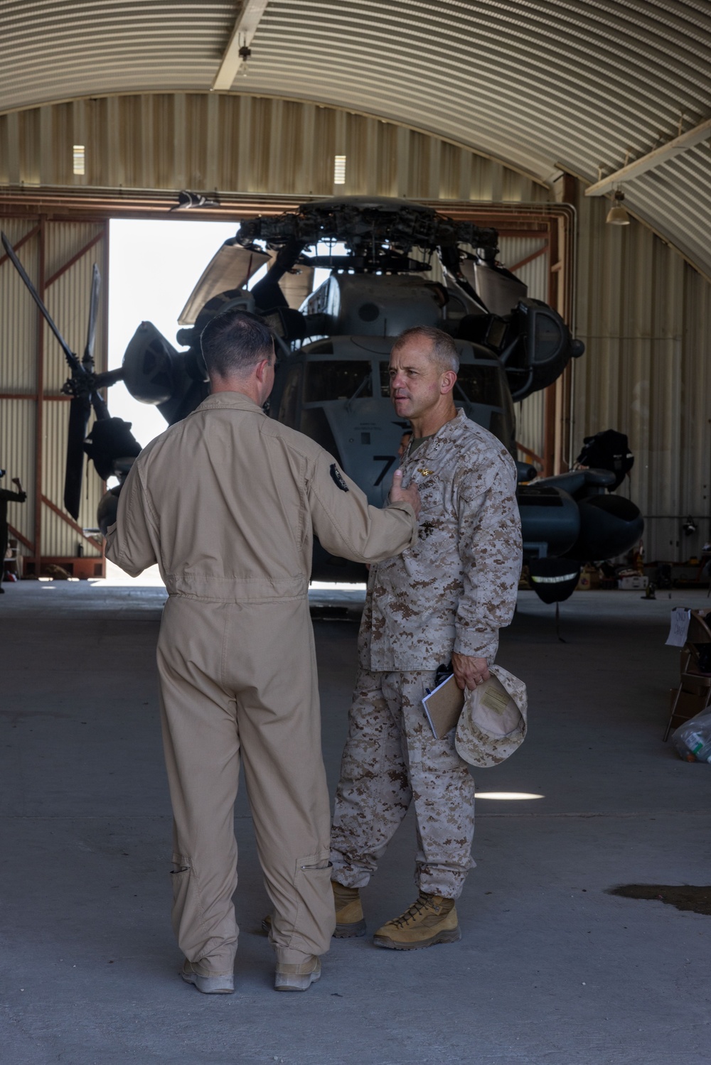 3rd MAW Commanding General visits The Combat Center During SLTE 5-24