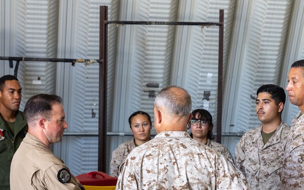 3rd MAW Commanding General visits The Combat Center During SLTE 5-24