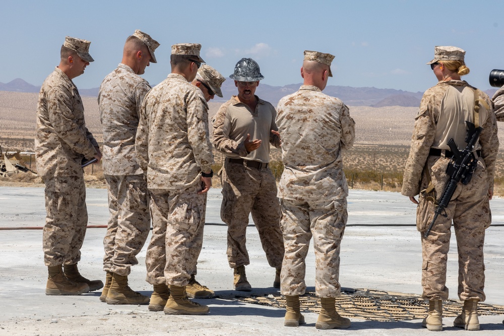 3rd MAW Commanding General visits The Combat Center During SLTE 5-24