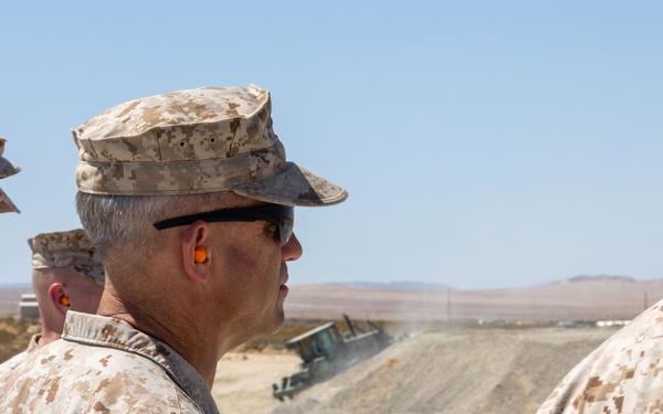 3rd MAW Commanding General visits The Combat Center During SLTE 5-24