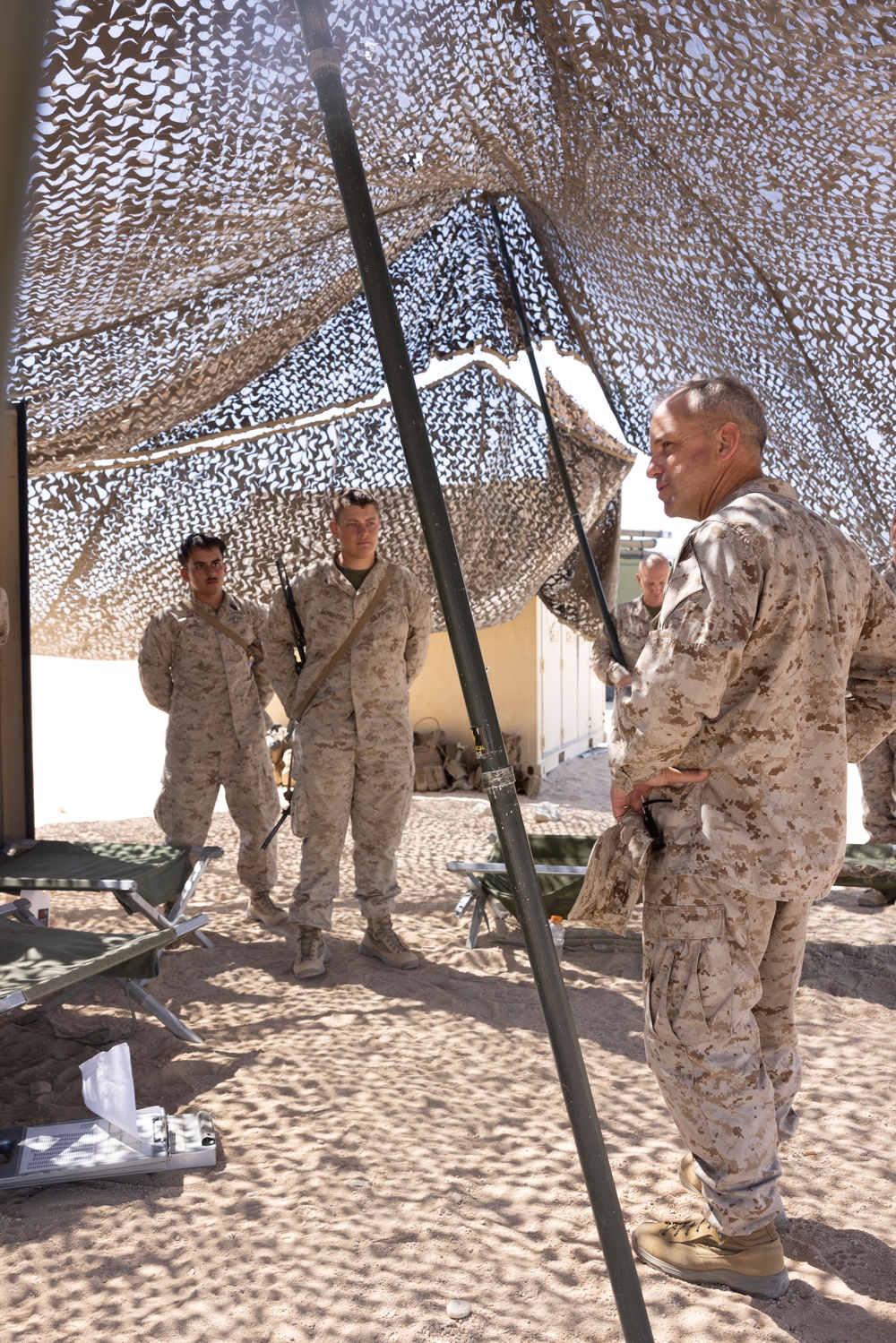 3rd MAW Commanding General visits The Combat Center During SLTE 5-24