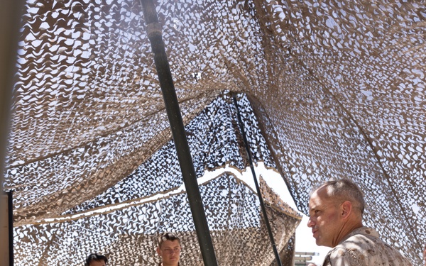 3rd MAW Commanding General visits The Combat Center During SLTE 5-24