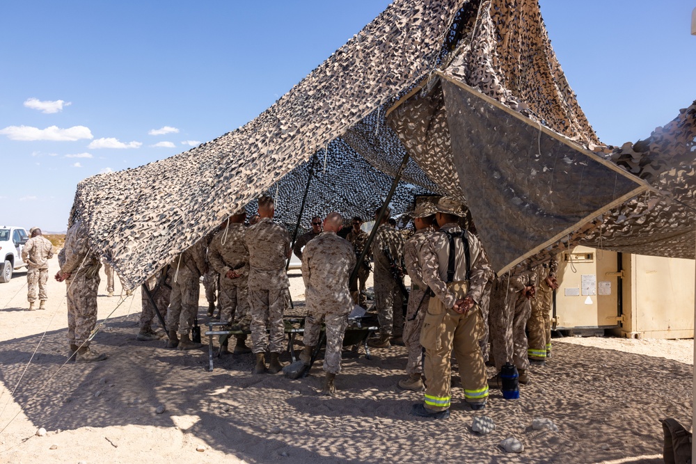 3rd MAW Commanding General visits The Combat Center During SLTE 5-24
