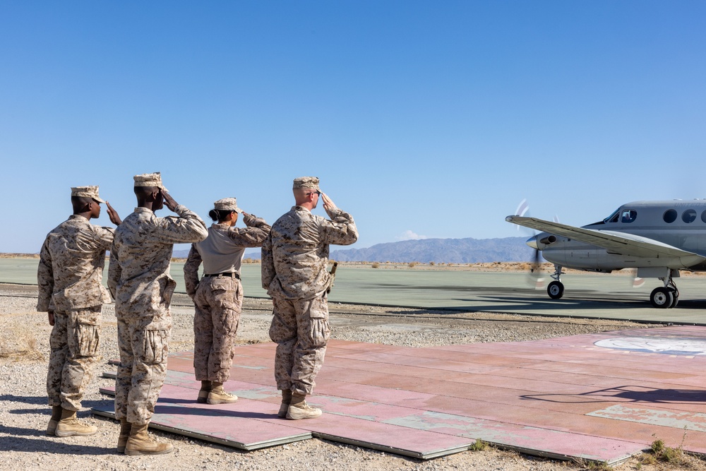 3rd MAW Commanding General visits The Combat Center During SLTE 5-24
