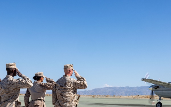 3rd MAW Commanding General visits The Combat Center During SLTE 5-24