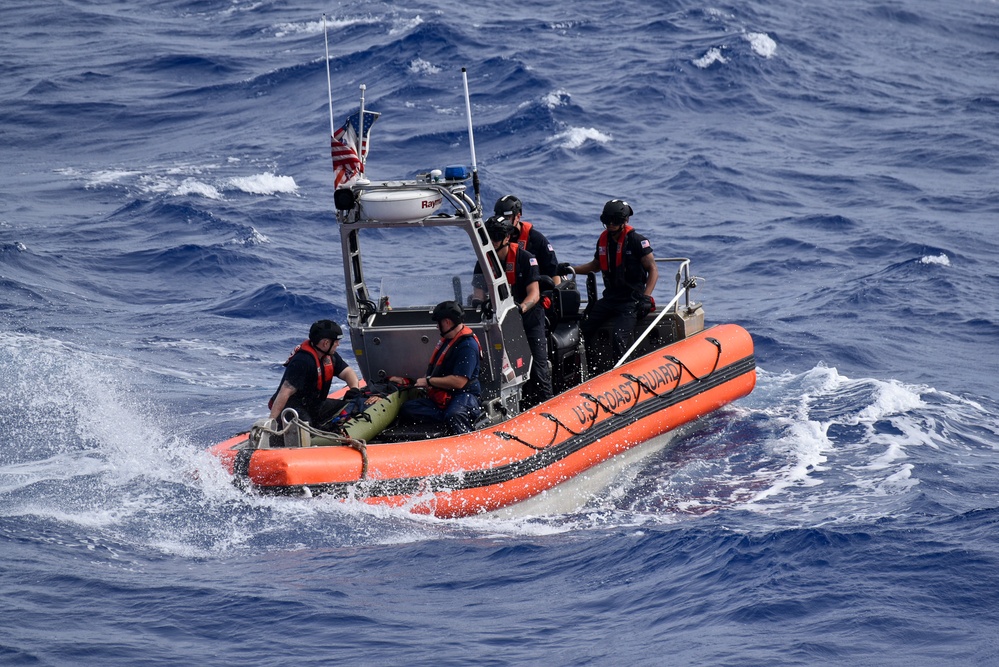 Coast Guard medevacs man from fishing vessel 480 miles offshore Honolulu