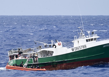 Coast Guard medevacs man from fishing vessel 480 miles offshore Honolulu