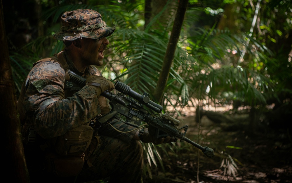 MRF-D 24.3: Golf Co., 2nd Bn., 5th Marines (Rein.), ADF participates in joint training exercise in Tully