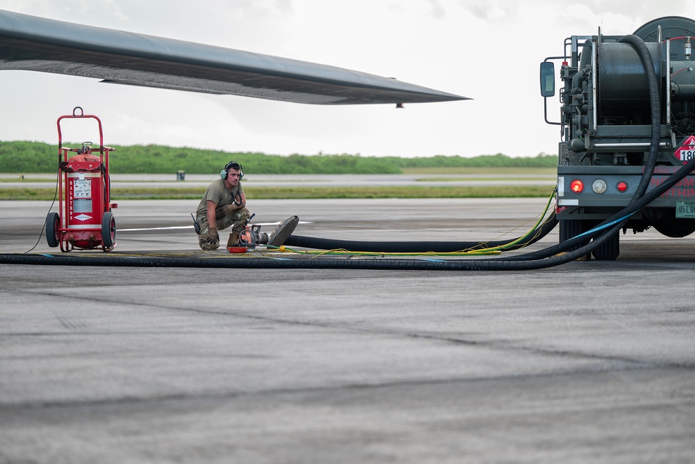 110th EBS completes hot pits at Diego Garcia during BTF