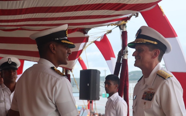 CJTF-M Attends INS Shivalik Reception at NBG