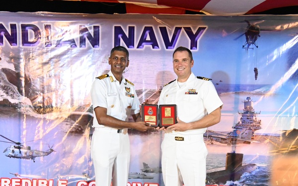 CJTF-M Attends INS Shivalik Reception at NBG