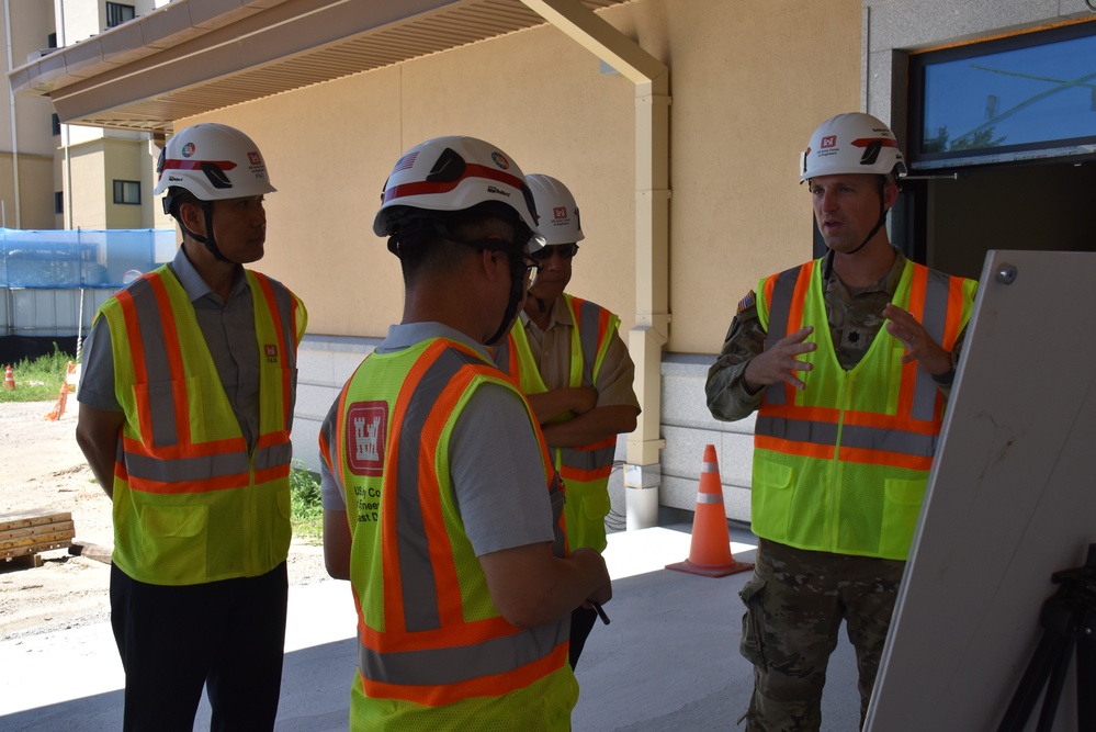 Army engineers construct dining facility on Kunsan Air Base, South Korea