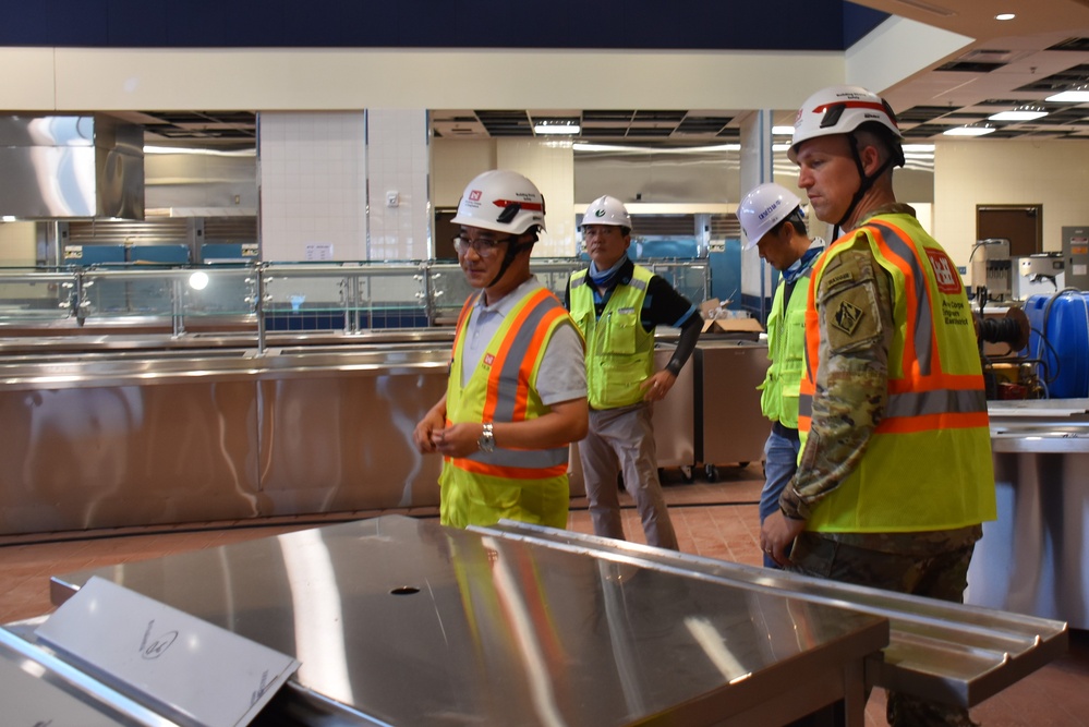 Army engineers construct dining facility on Kunsan Air Base, South Korea