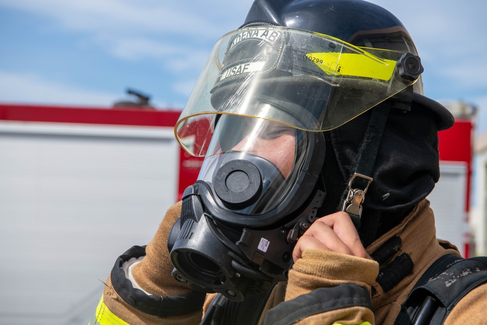 Kadena Fire Dawgs stay ready through hazmat exercise