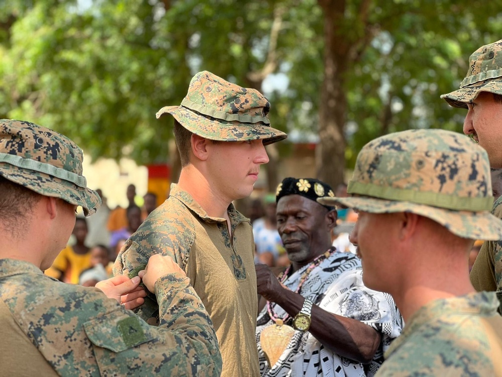 HWW Marine promoted by Chief of the Larve Village