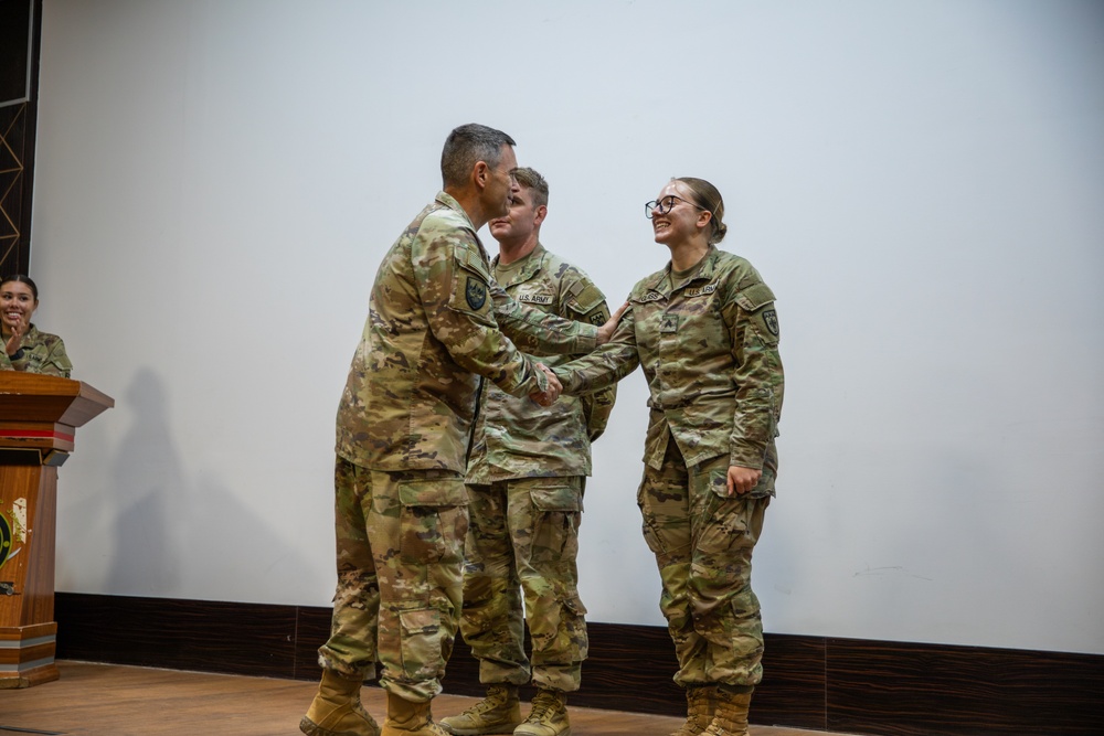 Shamrock brigade recognizes achievement and advancement