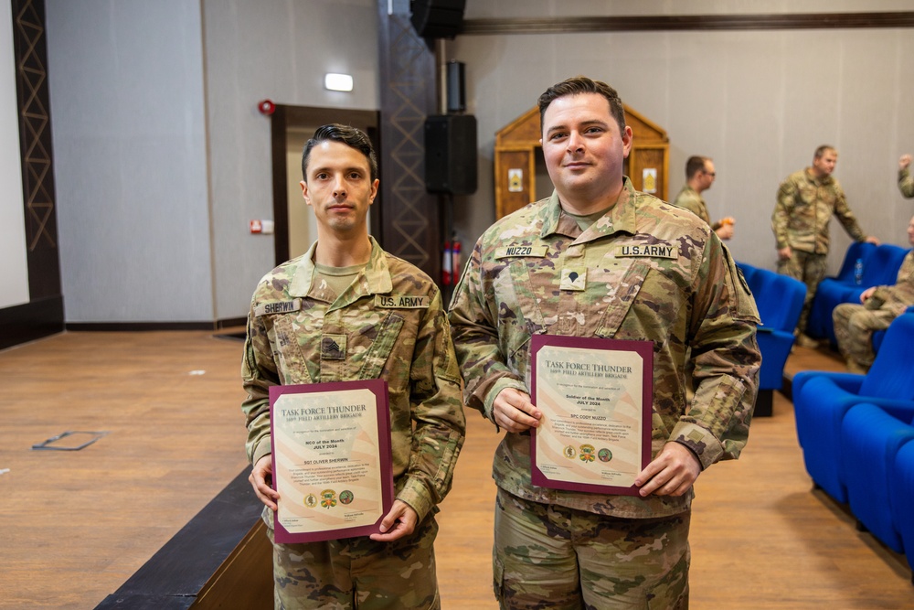 Shamrock brigade recognizes achievement and advancement